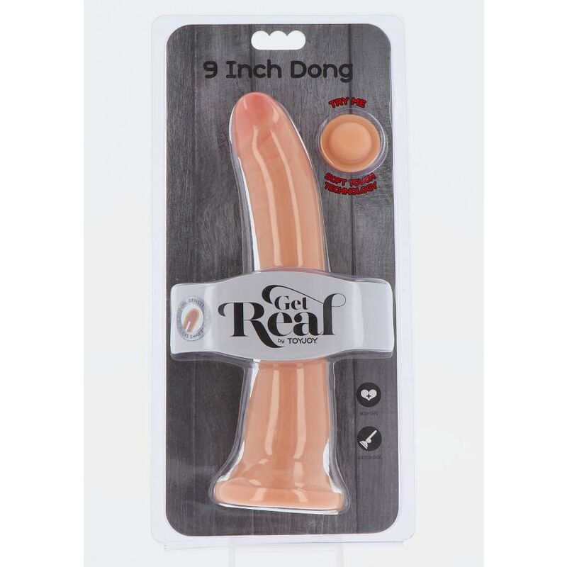 GET REAL - DONG DUAL DENSIDADE PELE 23,5 CM