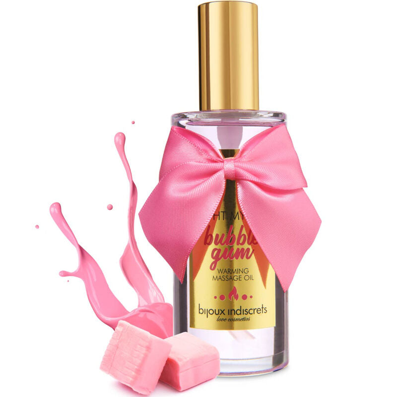 BIJOUX INDISCRETS - ÃLEO DE MASSAGEM LIGHT MY FIRE EFEITO DE CALOR SABOR GOMA