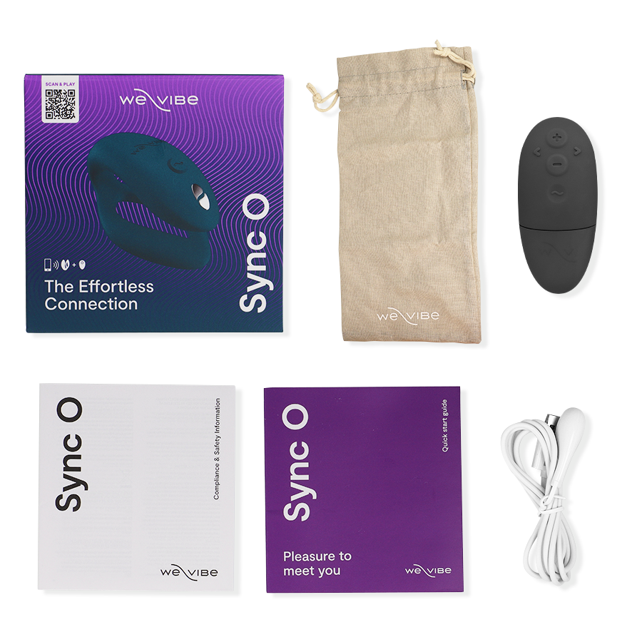 WE-VIBE - SYNC O VIBRADOR FLEXÍVEL CONTROLE REMOTO VERDE ESCURO