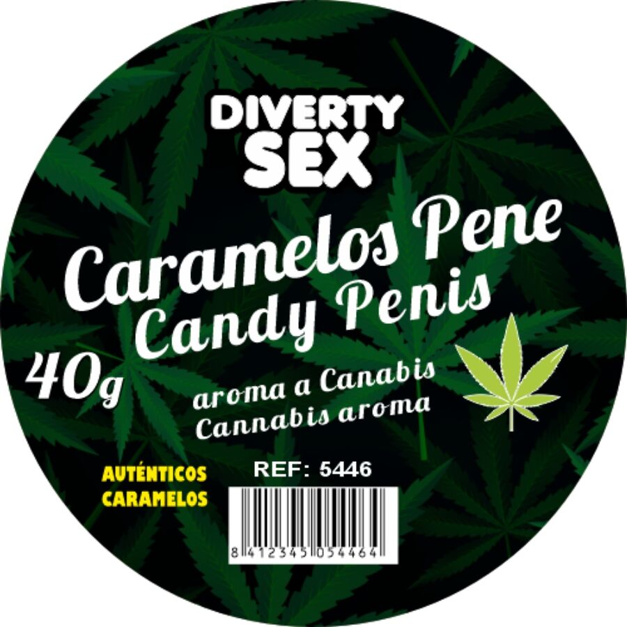 DIABLO GOLOSO - 20 PÊNIS DOCES CANNABIS AROMA