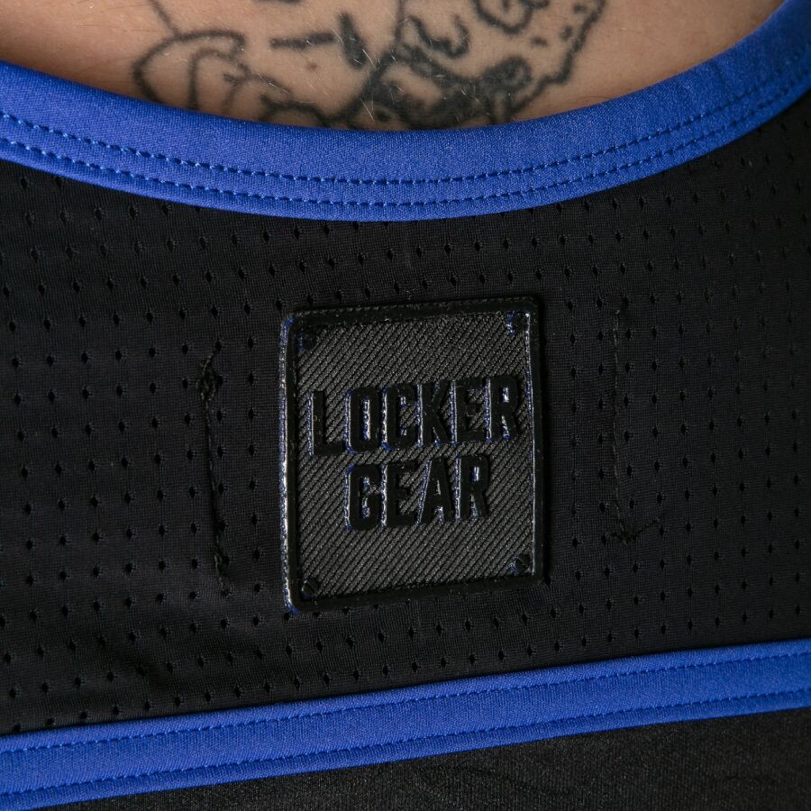 LOCKER GEAR - REGATA AZUL COM ACESSO MILITAR COMPLETO - TAMANHO XL