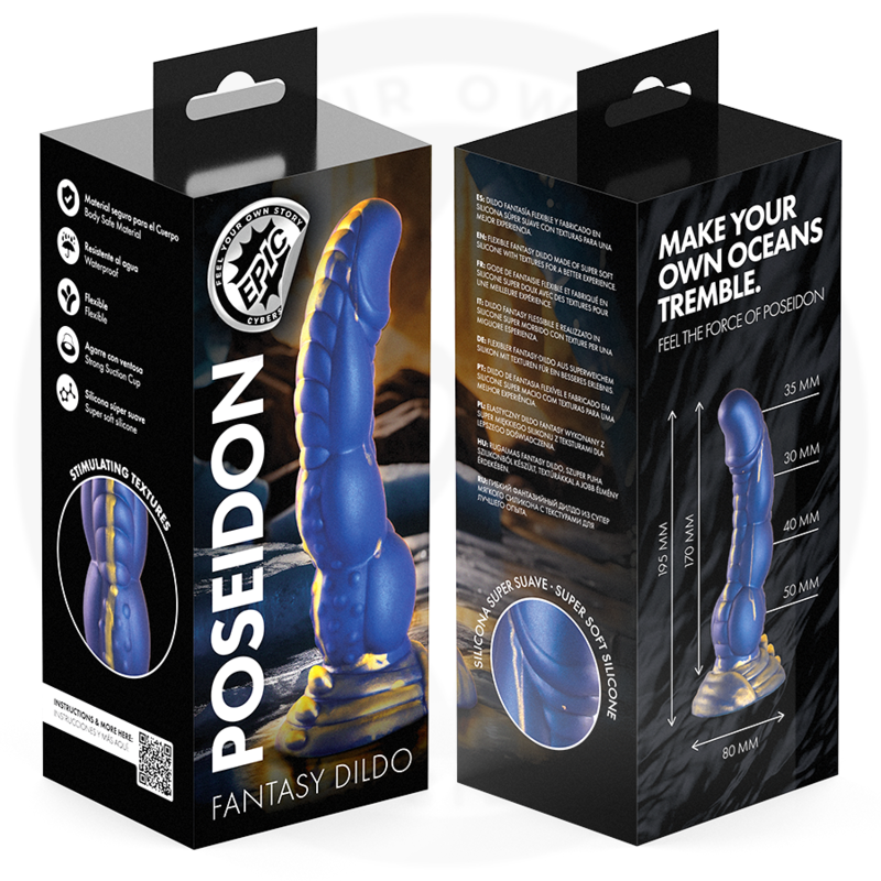EPIC - POSEIDON DILDO ABRAÇO MARINHO