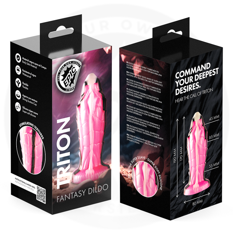 EPIC - DILDO TRITON A FORÇA DO RÉPTIL