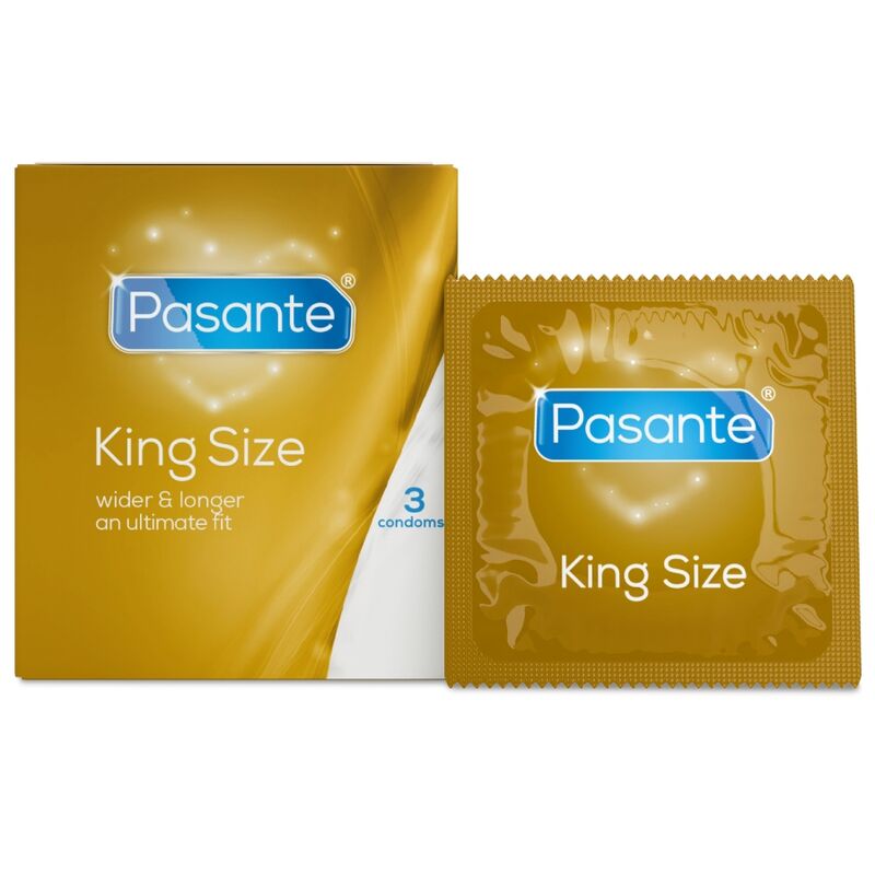 PASANTE - PRESERVATIVOS KING SIZE 3 UNIDADES