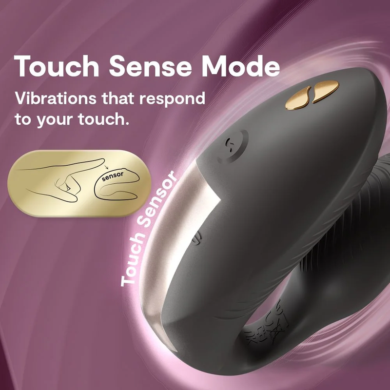 WE-VIBE - CHORUS PRO PREMIUM VIBRADOR PARA CASAIS PRETO ACETINADO