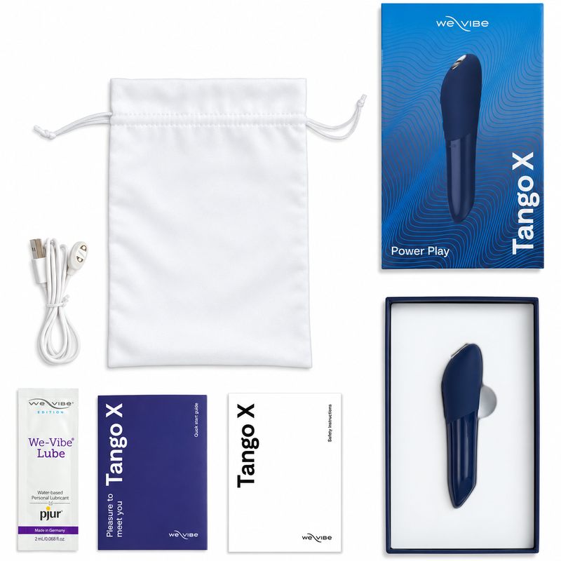 WE-VIBE - TANGO X VIBRADOR BULLET RECARREGÁVEL AZUL MEIA-NOITE