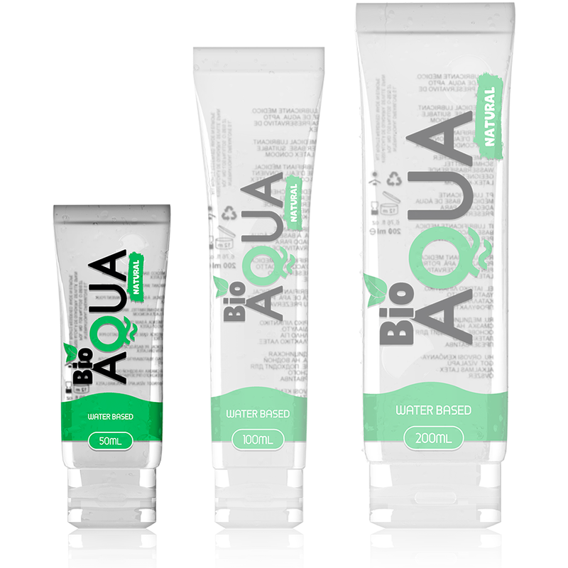 BIOAQUA - LUBRIFICANTE INGREDIENTES NATURAIS À BASE DE ÁGUA