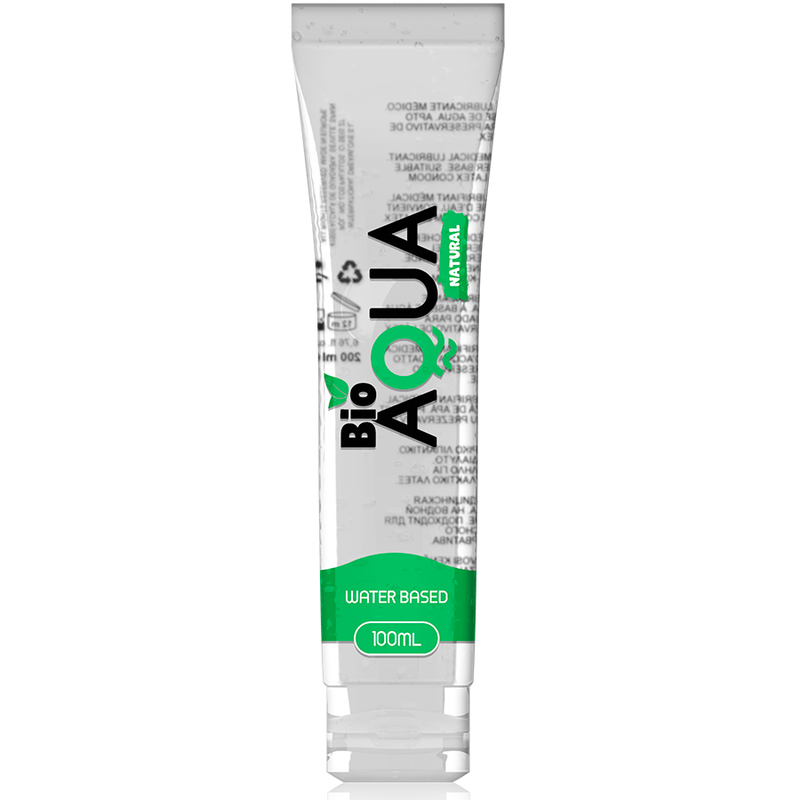 BIOAQUA - LUBRIFICANTE INGREDIENTES NATURAIS À BASE DE ÁGUA