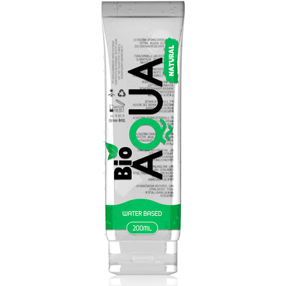 BIOAQUA - LUBRIFICANTE INGREDIENTES NATURAIS À BASE DE ÁGUA