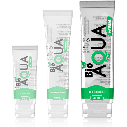 BIOAQUA - LUBRIFICANTE INGREDIENTES NATURAIS À BASE DE ÁGUA