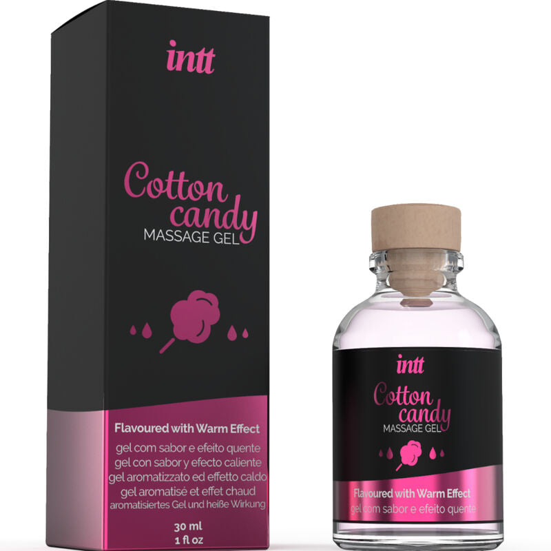 INTT MASSAGE & ORAL SEX - GEL DE MASSAGEM COM SABOR E COM EFEITO CALOR