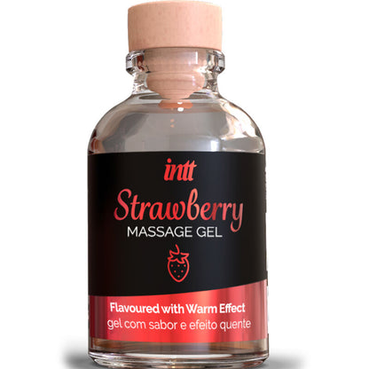 INTT MASSAGE & ORAL SEX - GEL DE MASSAGEM COM SABOR E COM EFEITO CALOR