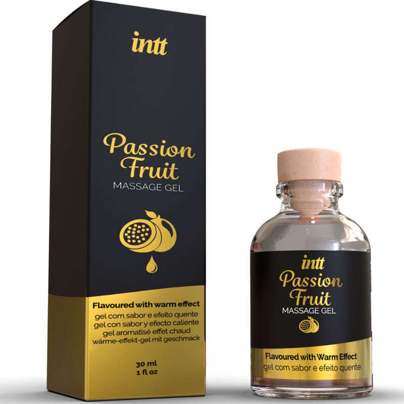 INTT MASSAGE & ORAL SEX - GEL DE MASSAGEM COM SABOR E COM EFEITO CALOR