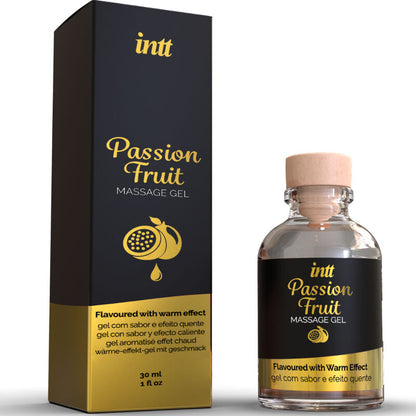 INTT MASSAGE & ORAL SEX - GEL DE MASSAGEM COM SABOR E COM EFEITO CALOR