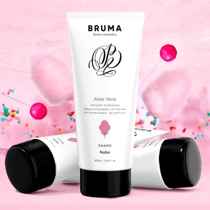 BRUMA - GEL DESLIZANTE DE ALOE VERA SABORES 100 ML