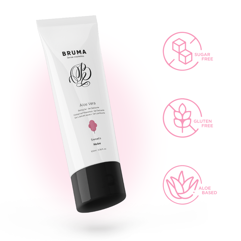 BRUMA - GEL DESLIZANTE DE ALOE VERA SABORES 100 ML