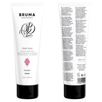 BRUMA - GEL DESLIZANTE DE ALOE VERA SABOR DOCES 100 ML