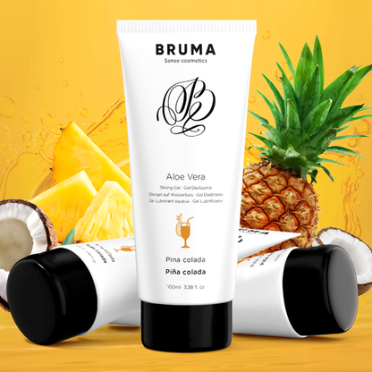BRUMA - GEL DESLIZANTE DE ALOE VERA SABORES 100 ML