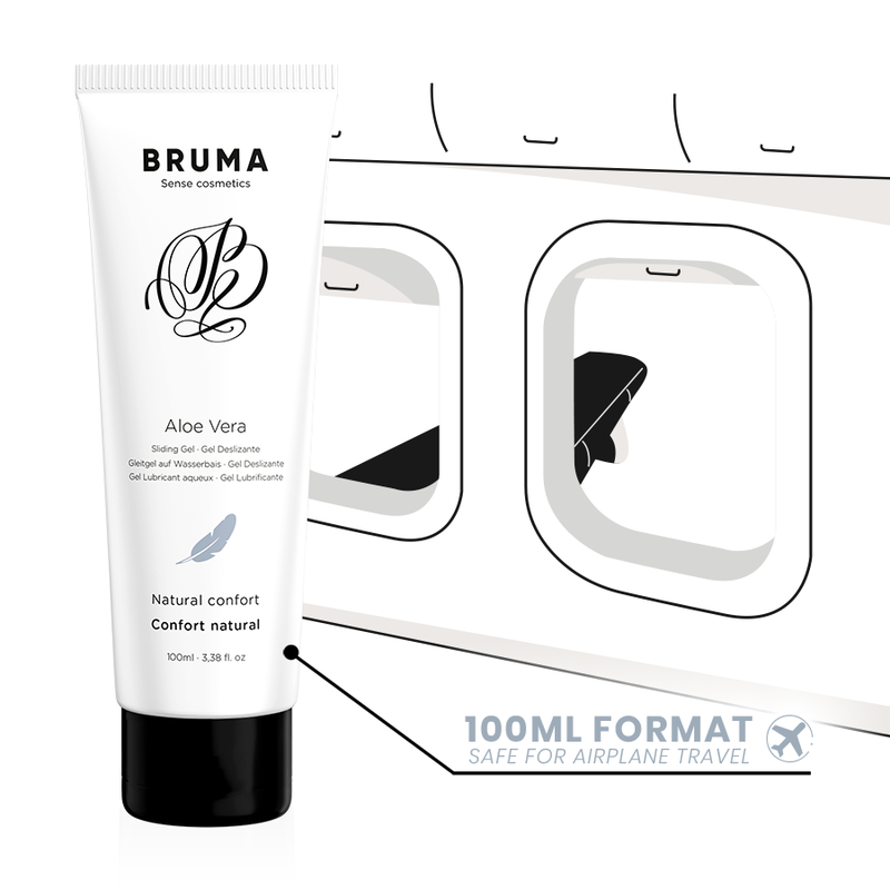 BRUMA - GEL DESLIZANTE DE ALOE VERA SABORES 100 ML