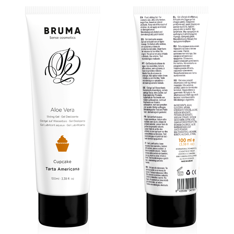 BRUMA - GEL DESLIZANTE DE ALOE VERA SABORES 100 ML