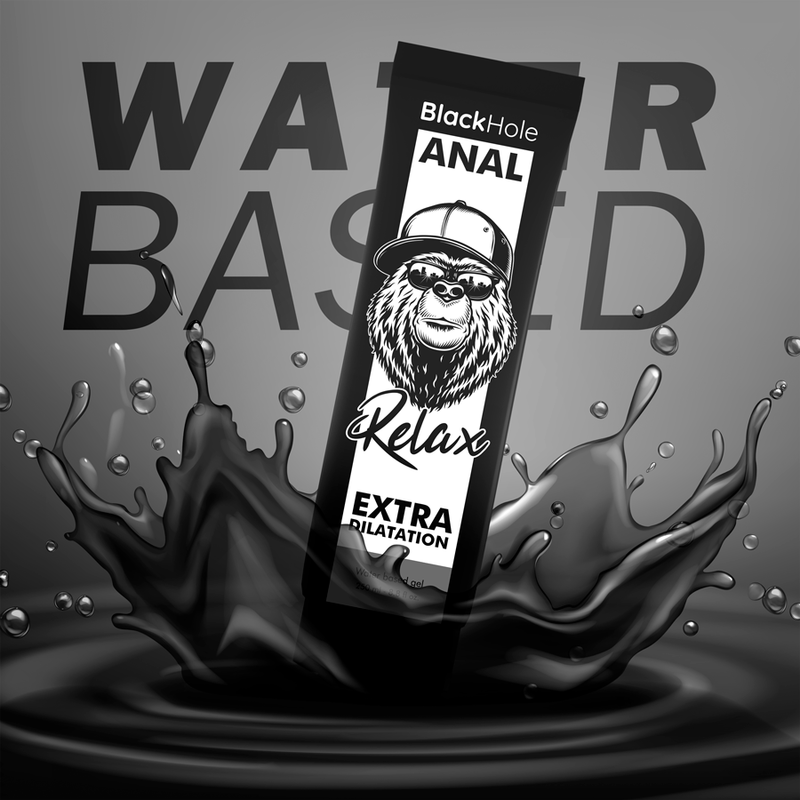 BLACK HOLE - GEL BASE DE ÁGUA DILATAÇÃO ANAL