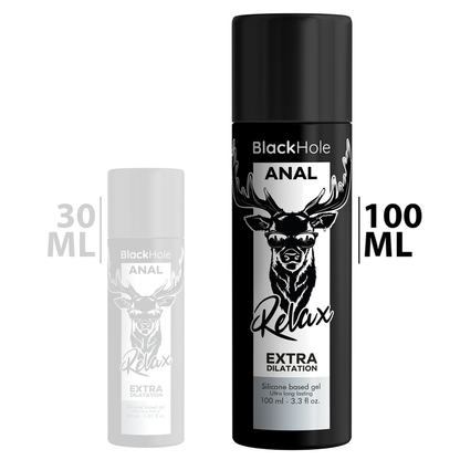 BLACK HOLE - GEL BASE DE SILICONE DILATAÇÃO ANAL