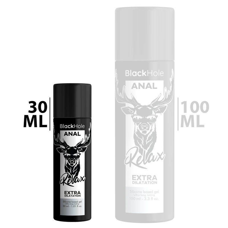 BLACK HOLE - GEL BASE DE SILICONE DILATAÇÃO ANAL