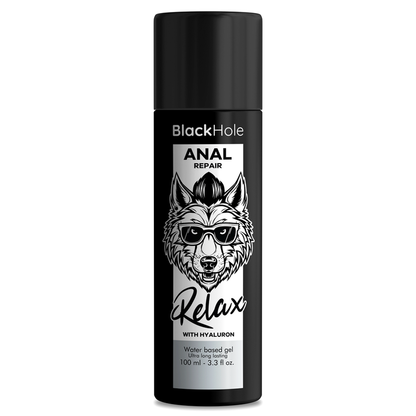 BLACK HOLE - REPARO ANAL RELAX À BASE DE ÁGUA COM HIALURON