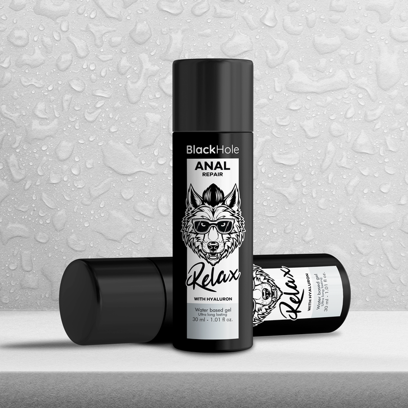 BLACK HOLE - REPARO ANAL RELAX À BASE DE ÁGUA COM HIALURON