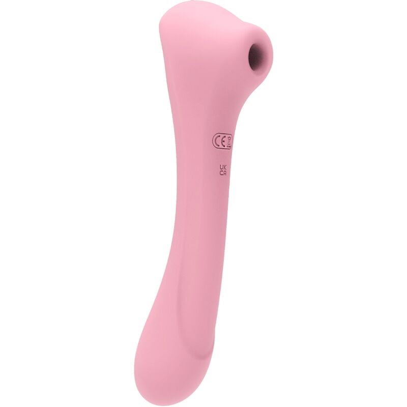 FEMINTIMATE - MASSAGEADOR DAISY SUCÇÃO E VIBRADOR ROSA