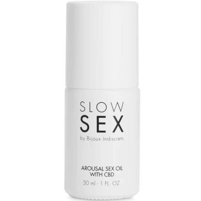 BIJOUX INDISCRETS - SLOW SEX ÃLEO DE MASSAGEM SEXUAL COM CBD 30 ML