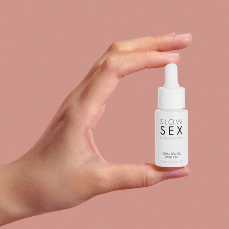 BIJOUX INDISCRETS - SLOW SEX ÃLEO DE SEXO ORAL COM CBD 15 ML