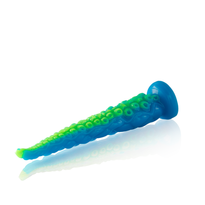 EPIC - SCYLLA DILDO COM TENTÁCULOS FINOS E FLUORESCENTES DE TAMANHO PEQUENO