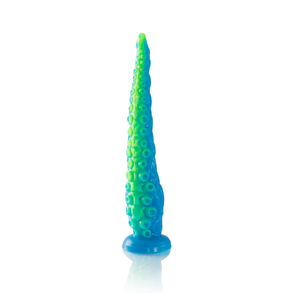 EPIC - SCYLLA DILDO COM TENTÁCULOS FINOS E FLUORESCENTES DE TAMANHO PEQUENO
