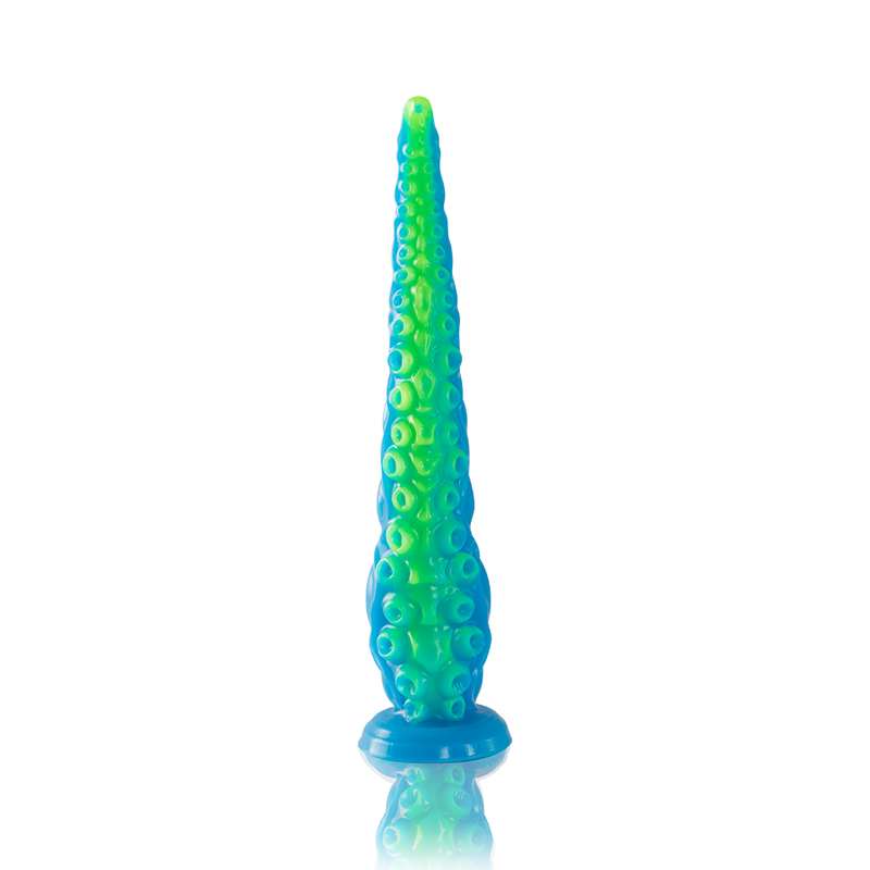 EPIC - SCYLLA DILDO COM TENTÁCULOS FINOS E FLUORESCENTES DE TAMANHO PEQUENO