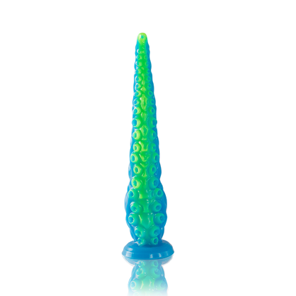 EPIC - SCYLLA DILDO COM TENTÁCULOS FINOS E FLUORESCENTES DE TAMANHO PEQUENO