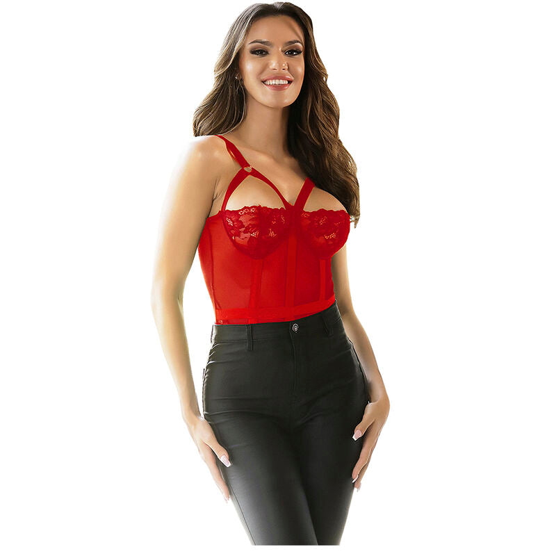 SUBBLIME - TEDDY COM ALA LIGA DETALHE PEITO VERMELHO L/XL