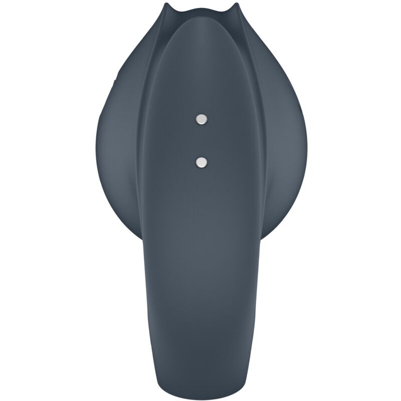 SATISFYER - PERFECT PAIR 2 MULTIVIBRANTES 2 EM 1 ANEL PARA PÊNIS E ESTIMULADOR DE DEDO CINZA