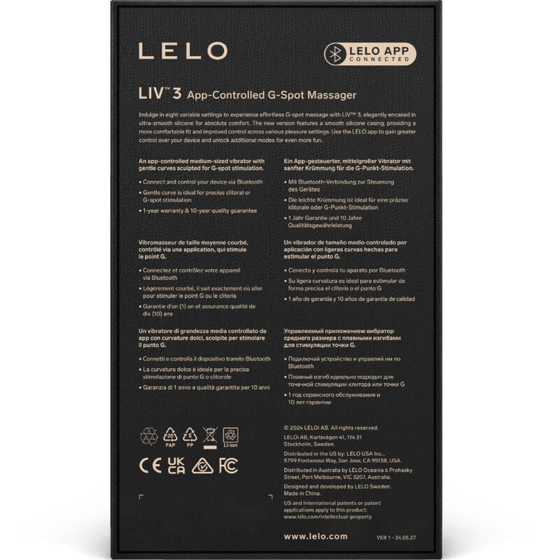 LELO - LIV™ 3 ESTIMULADOR G-SPOT