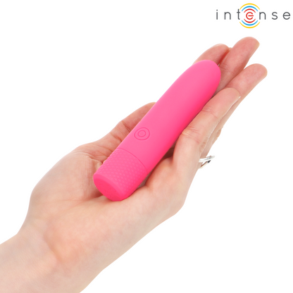 NTENSE - SYMONE USB RECARREGÁVEL VIBRATÓRIA BULLET 8 VIBRAÇÕES 10 X 2,2 CM