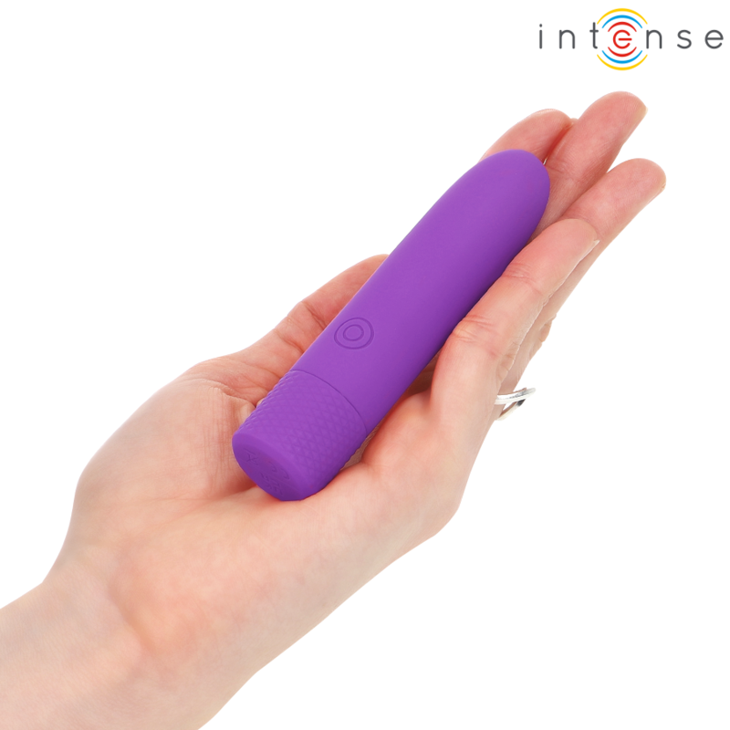 NTENSE - SYMONE USB RECARREGÁVEL VIBRATÓRIA BULLET 8 VIBRAÇÕES 10 X 2,2 CM