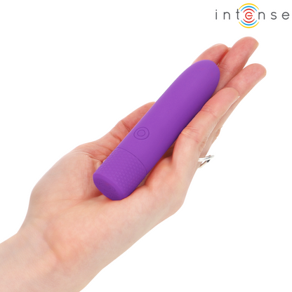 NTENSE - SYMONE USB RECARREGÁVEL VIBRATÓRIA BULLET 8 VIBRAÇÕES 10 X 2,2 CM