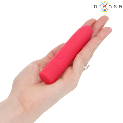NTENSE - SYMONE USB RECARREGÁVEL VIBRATÓRIA BULLET 8 VIBRAÇÕES 10 X 2,2 CM