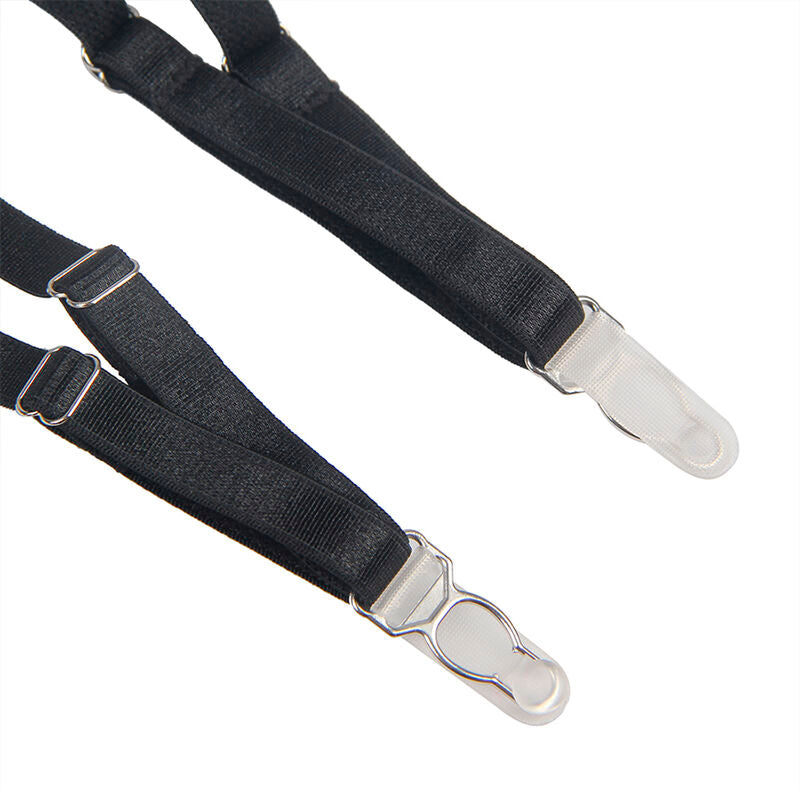 SUBBLIME - BODY COM CINTA-LIGA PRETO