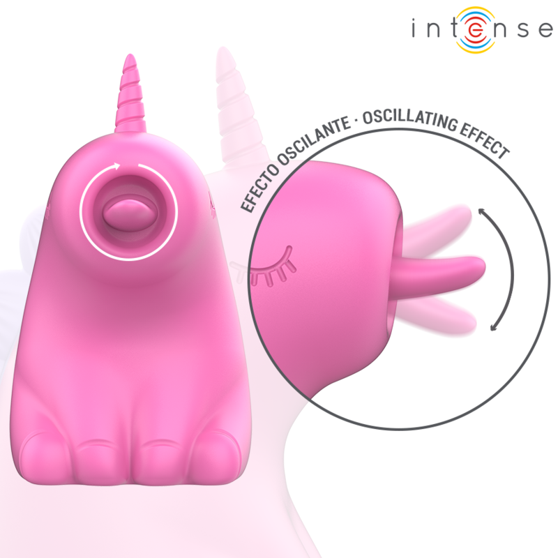 INTENSE - ESTIMULADOR DE LÍNGUA GIRATÓRIO 360º PINKIE