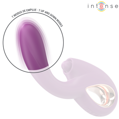 INTENSE - LALI MULTIFUNCIONAL VIBRADOR G-SPOT TAPPING & THRUST & VIBRATION ROXO