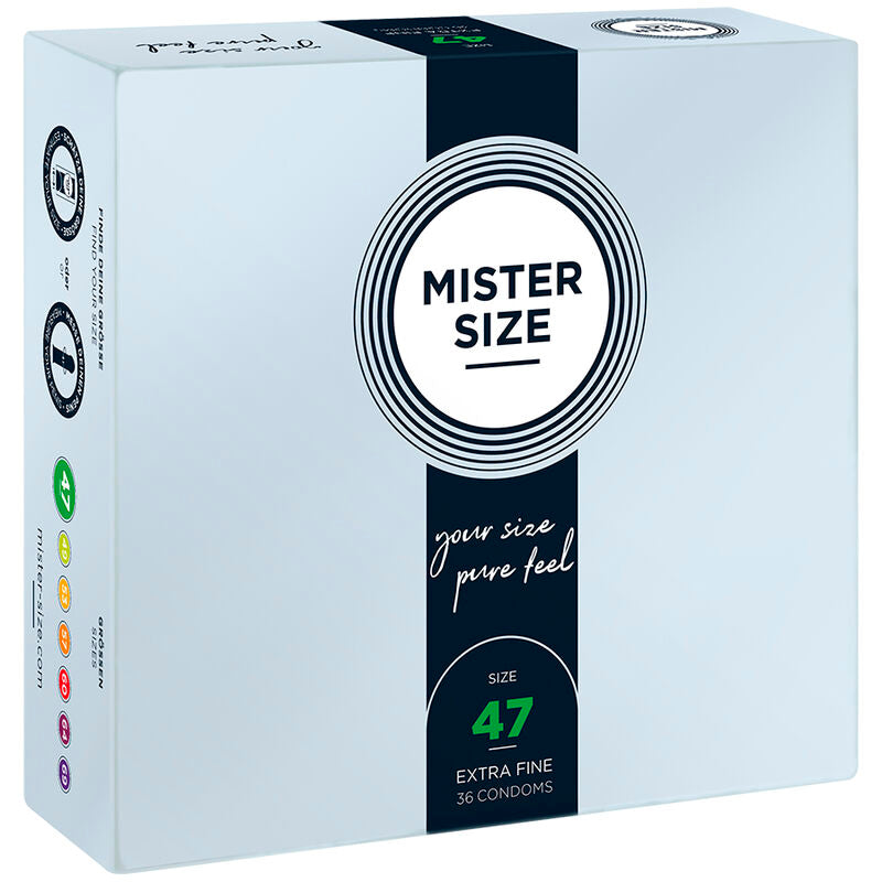 MISTER SIZE - PRESERVATIVOS TAMANHO XS 47 MM