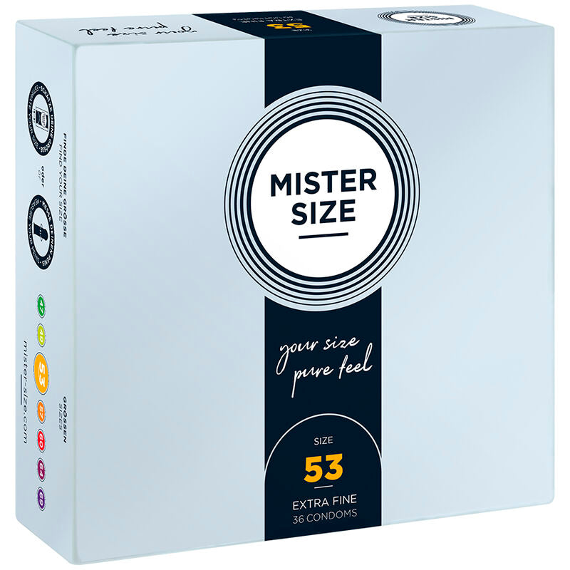 MISTER SIZE - PRESERVATIVO TAMANHO M 53 MM