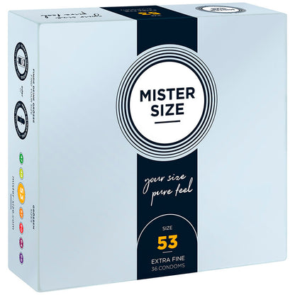 MISTER SIZE - PRESERVATIVO TAMANHO M 53 MM