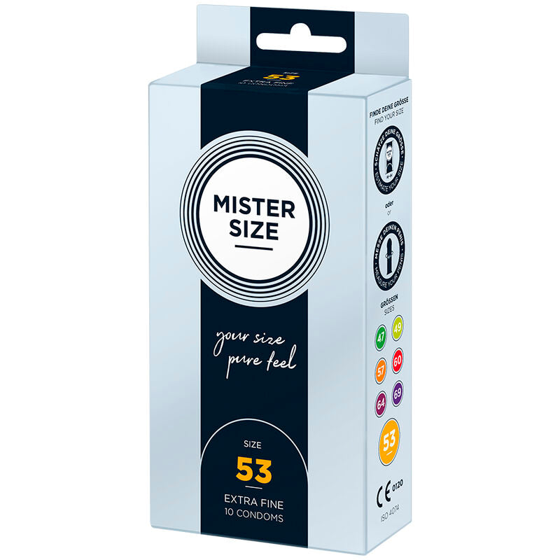 MISTER SIZE - PRESERVATIVO TAMANHO M 53 MM
